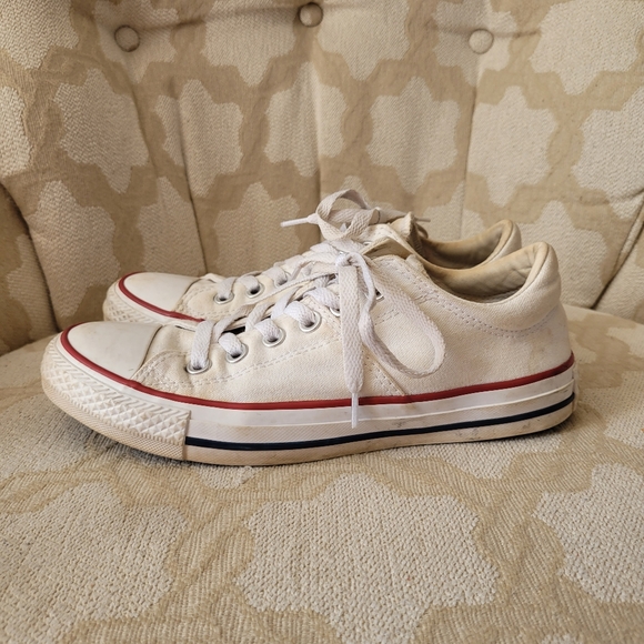 CONVERSE ALL STAR LOW TOP LACE UP SNEAKERS SHOES WHITE 7 - Picture 4 of 9